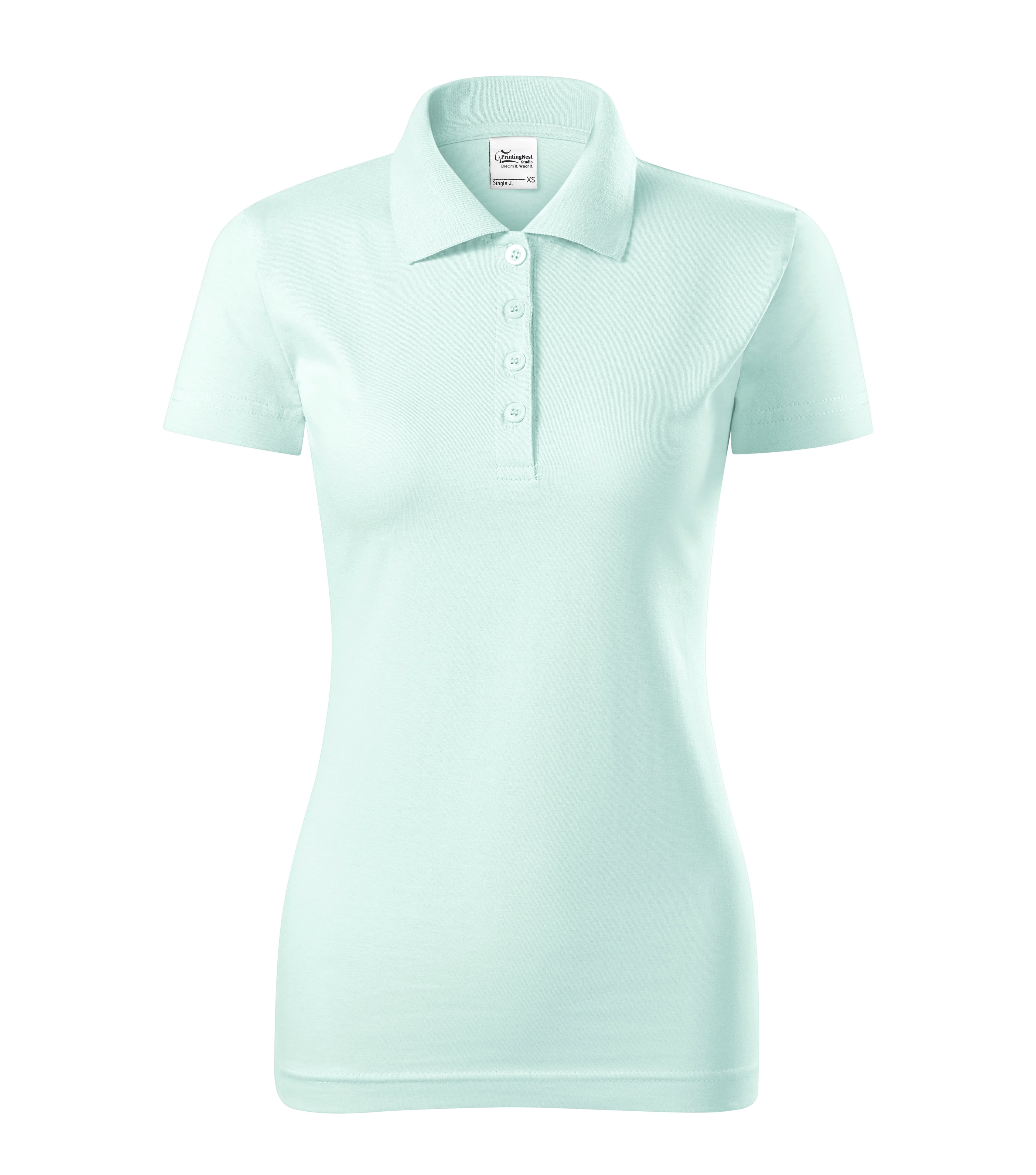 LyraBloom -  Poloshirt Damen 100% Baumwolle - 223 in Frost