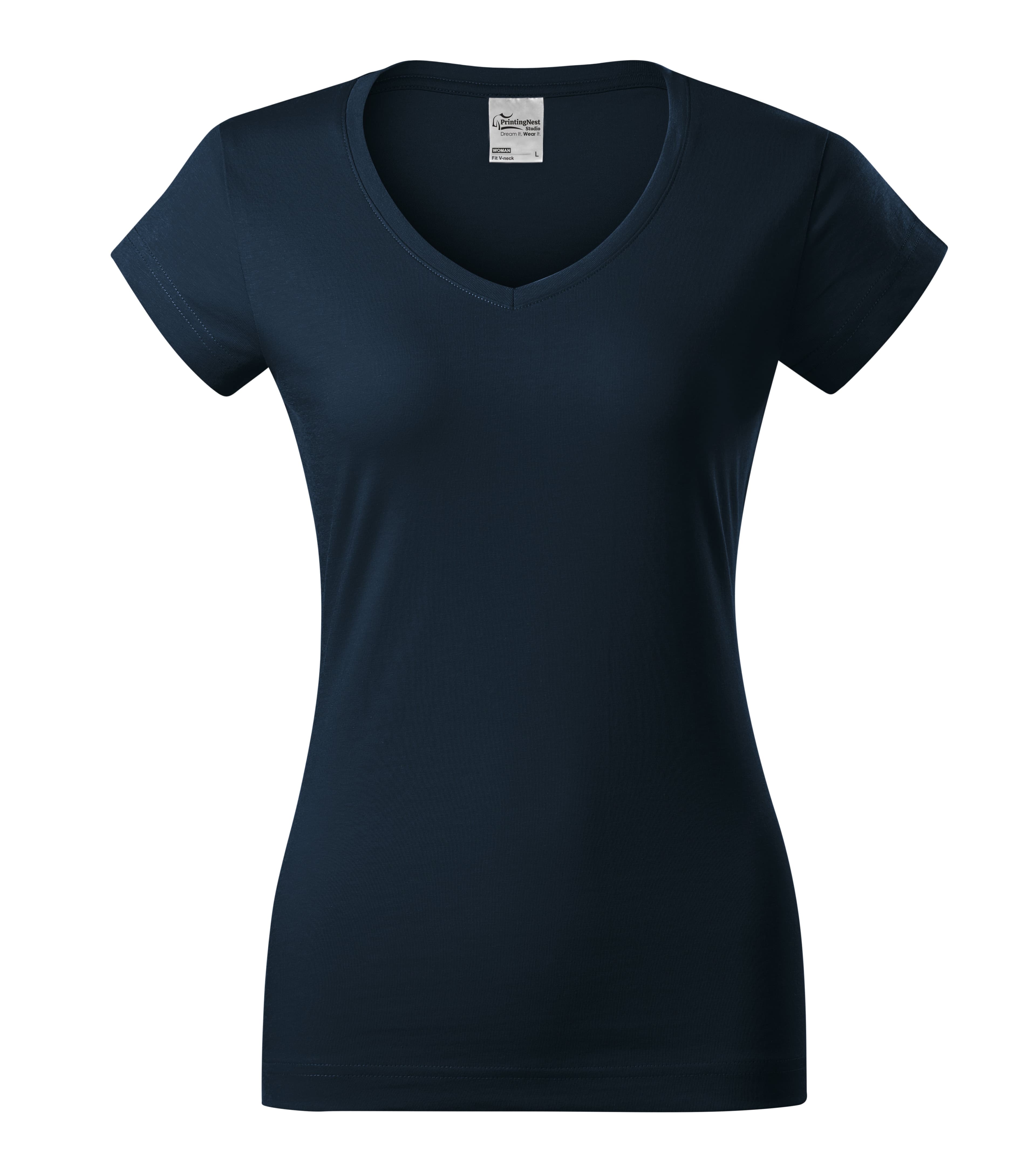 Ember Light - T-Shirt Damen 100% Baumwolle  - 162 in marine blau