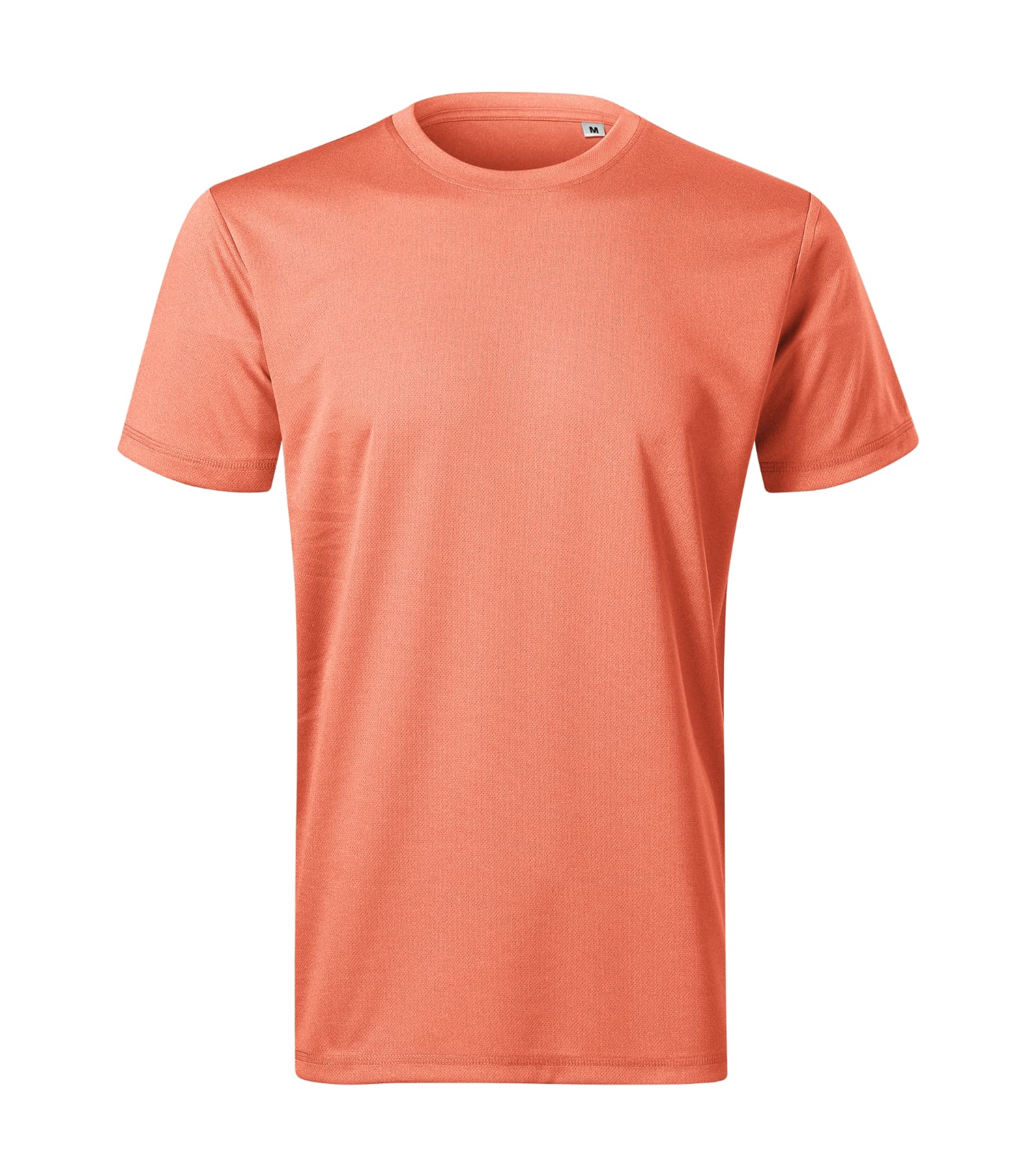 Ember Route - T-Shirt Herren 100% recyceltes Mikropolyester - 817 in Sonnenuntergang meliert