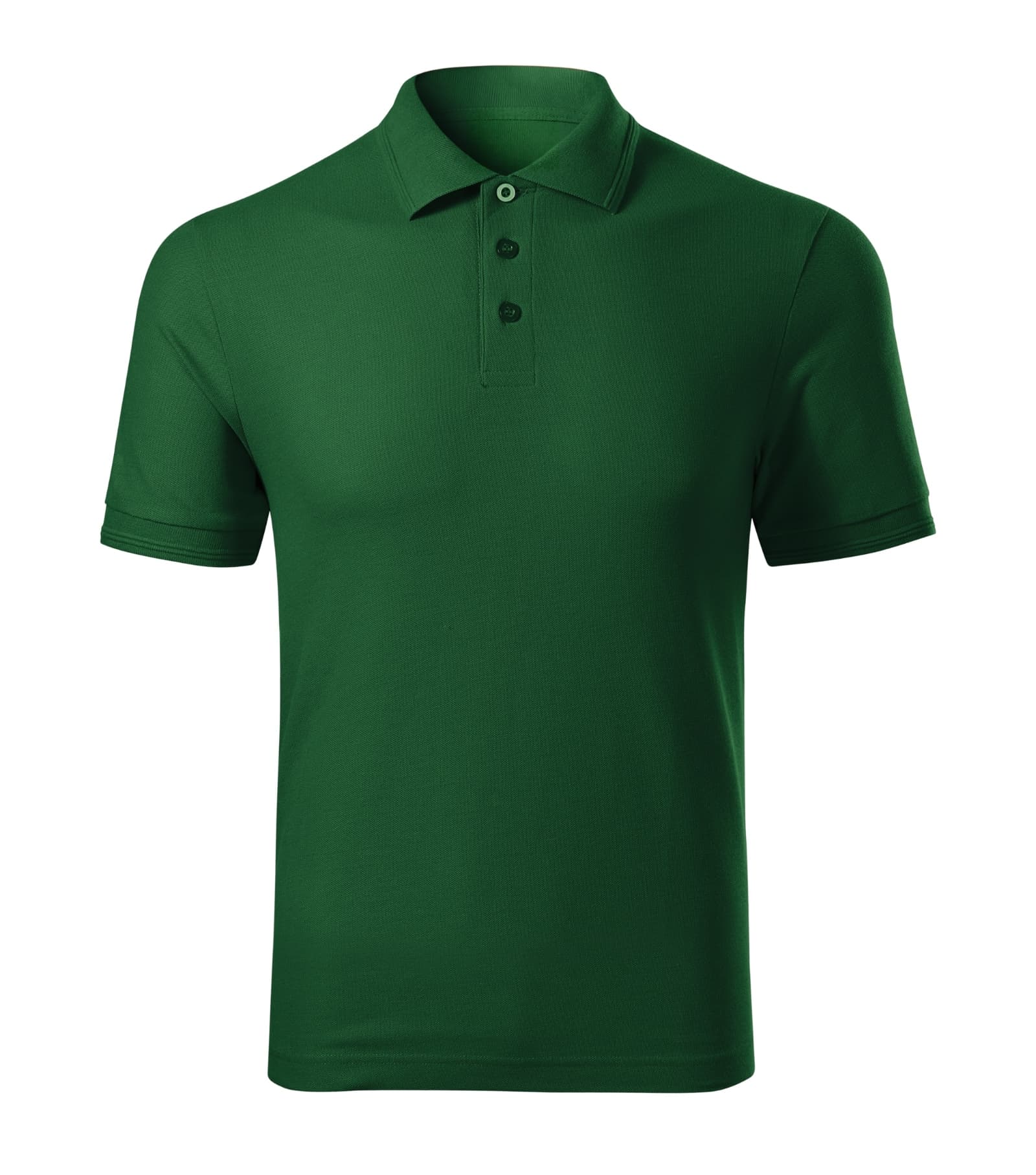 Cobalt Bloom - Poloshirt Herren 65% Baumwolle, 35% Polyester - R22 in flaschen Grün