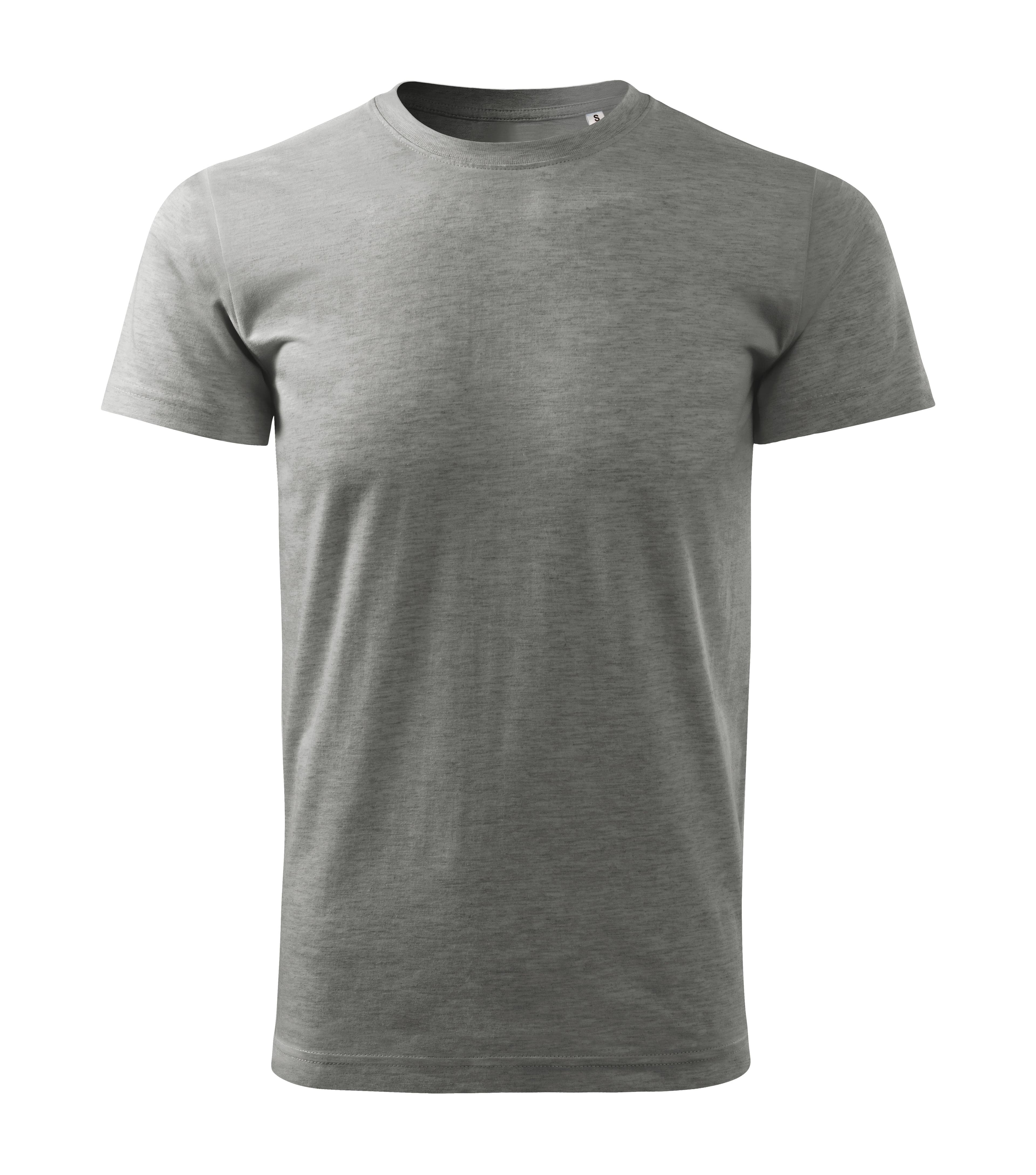 Summit Flow - T-Shirt Herren 100% Baumwolle FREE - F29 in dunkel Grau meliert