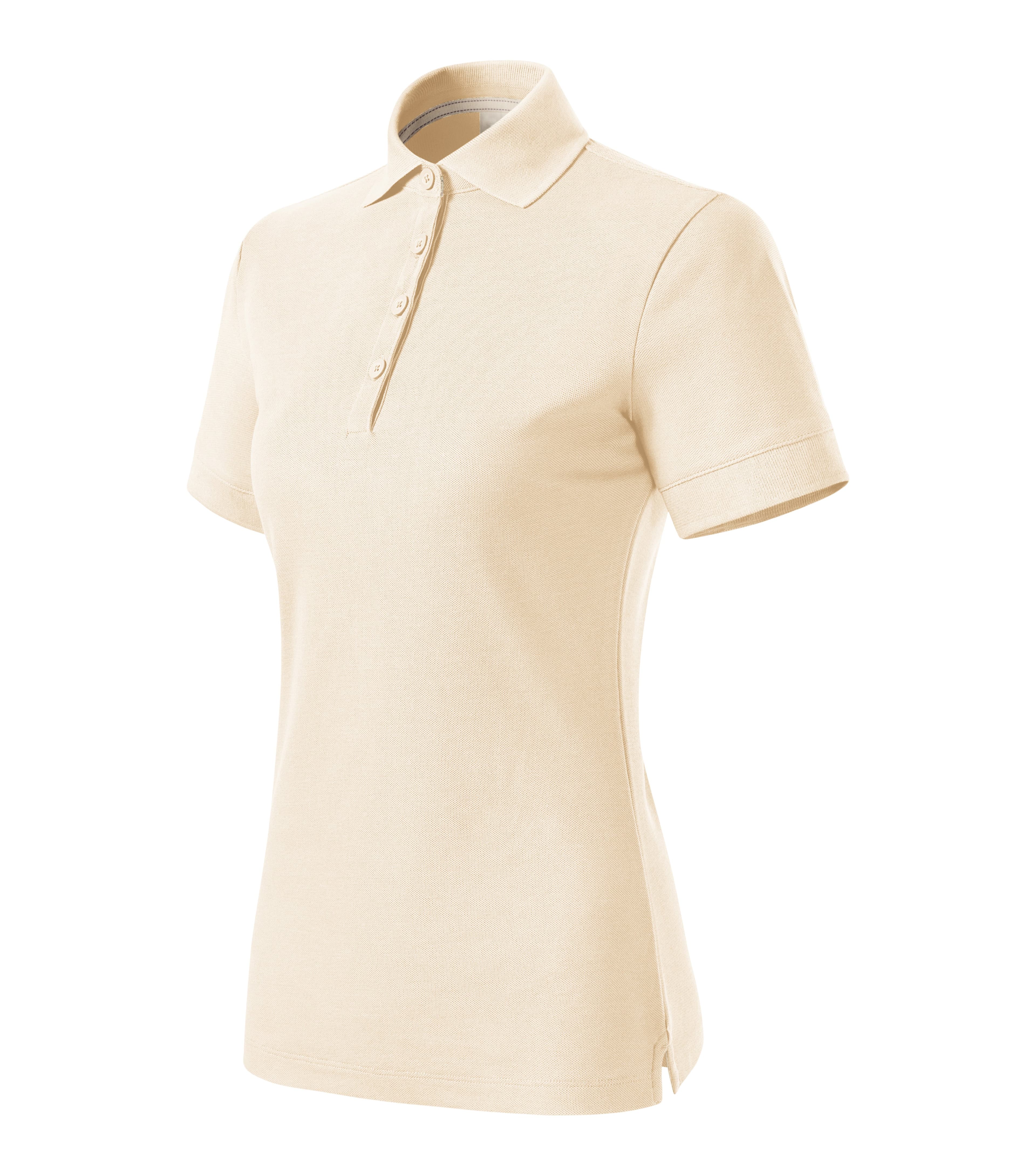 Stellara - Poloshirt Damen 100% Bio-Baumwolle GOTS - 235 in Mandel