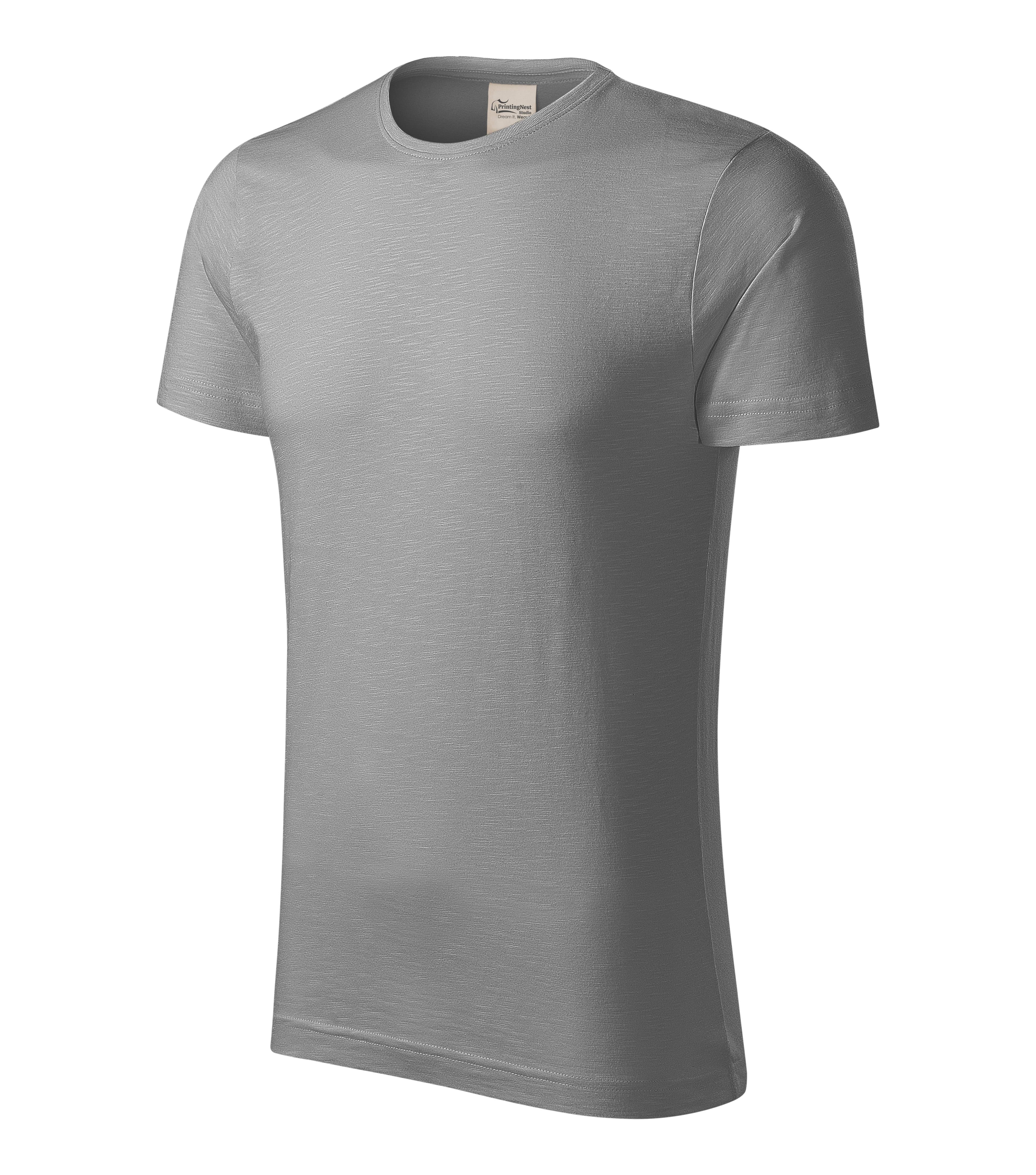 Vulcan Fade - T-Shirt Herren 100% Bio-Baumwolle GOTS - 173 in Silbergrau