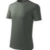 Terra Alloy - T-shirt men's 100% cotton - 132 - Castor grey