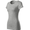 Cloudline - T-shirt women's 95% cotton 5% elastane - 141 - Dark gray melange