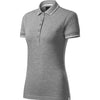 Aventrine - Polos shirt women's 95% cotton 5% elastane - 253 - Dark gray melange