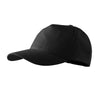 Cap unisex  adjustable 100% cotton - 307 - Black