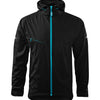 EmberQuilt- Softshell Jacket men's  100% polyester, waterproof - 515 - Black