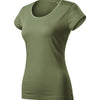 Velvet Horizon - T-shirt women’s 100% cotton FREE - F61 - khaki