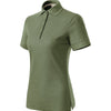 Stellara - Polo shirt women's 100% Organic cotton GOTS - 235 - khaki