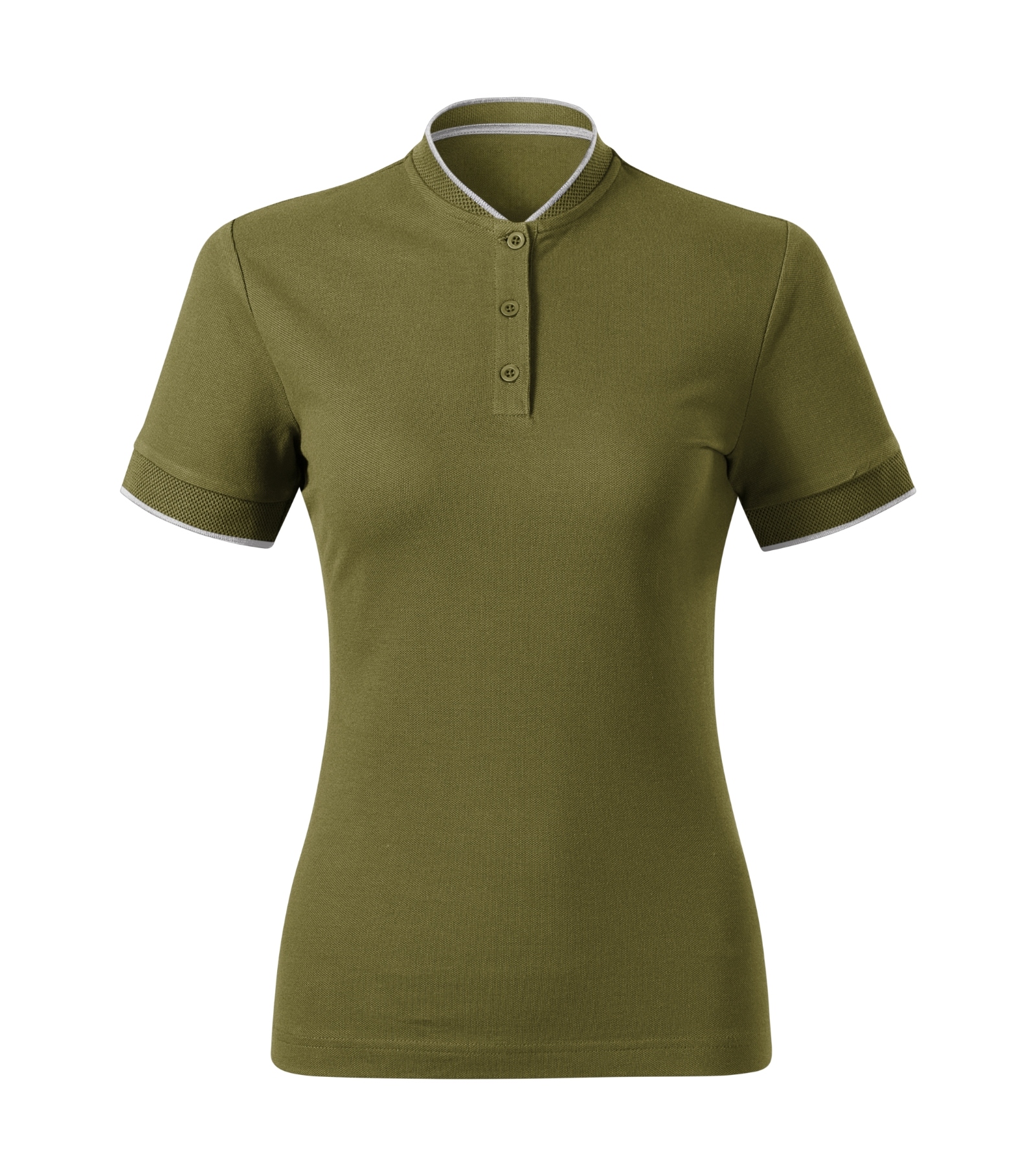 Vale Vista - Poloshirt Damen 100% Baumwolle - 274, Avocadogrün, Größe S