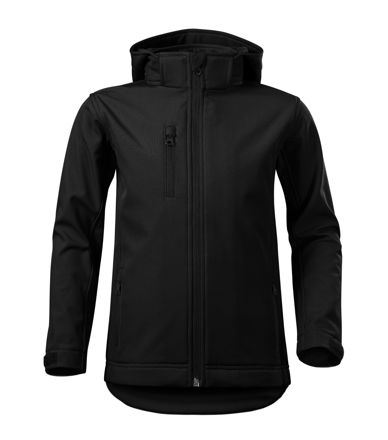 Drift Bloom - Softshelljacke Kinder 94% Polyester, 6% Elasthan TPU-Membran Mikrofleece: 100% Polyester - 535, Schwarz, Größe 122 cm/6 years
