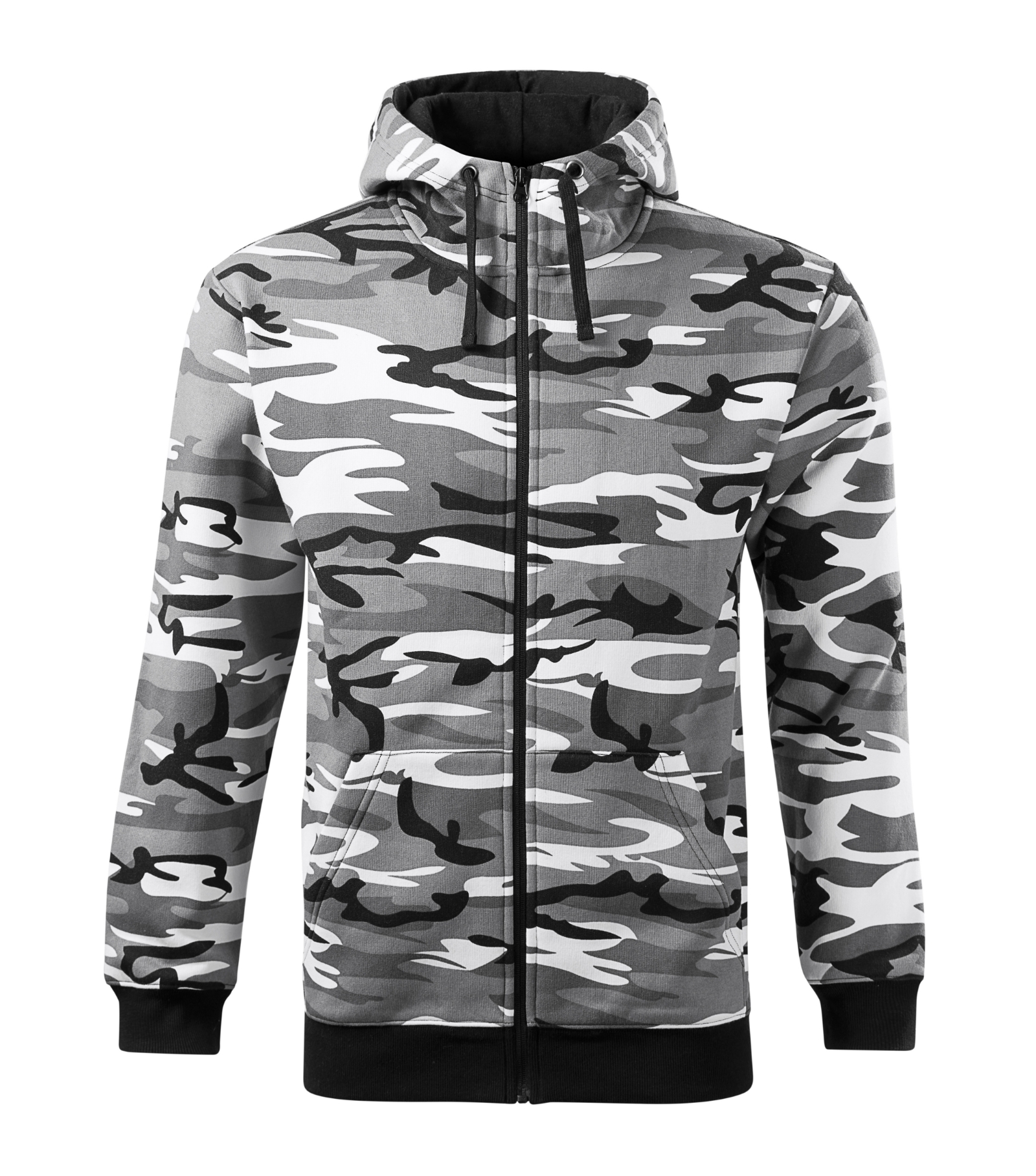 Grove Crest - Sweatshirt Herren 65% Baumwolle, 35% Polyester - C19, Camouflage Grau, Größe S