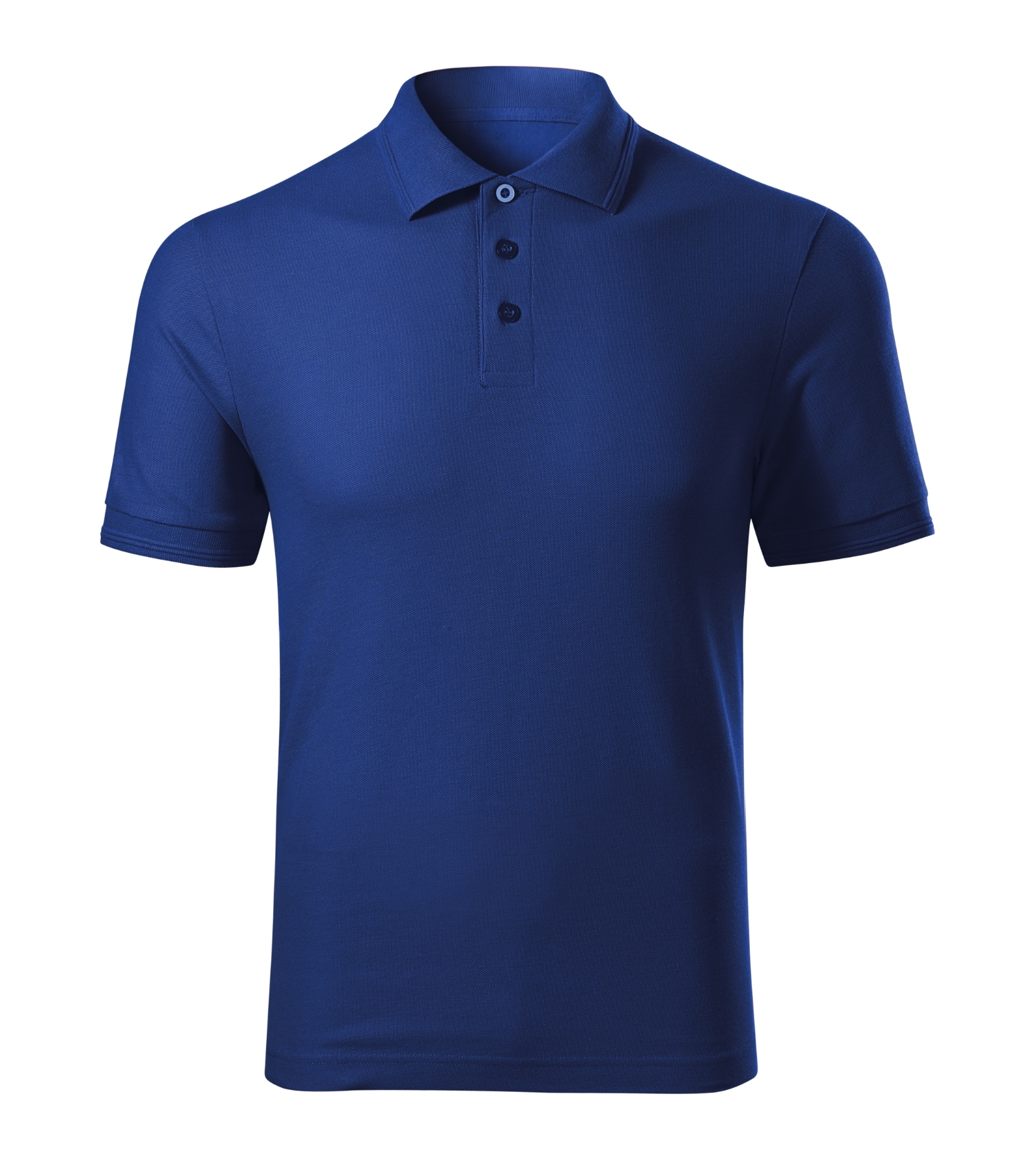 Cobalt Bloom - Poloshirt Herren 65% Baumwolle, 35% Polyester - R22, royal blau, Größe S