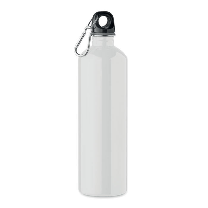 White bottle for personalised colour printing