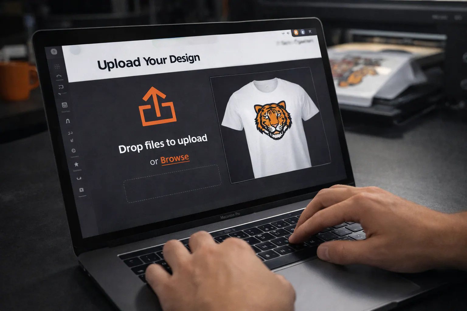 Design hochladen