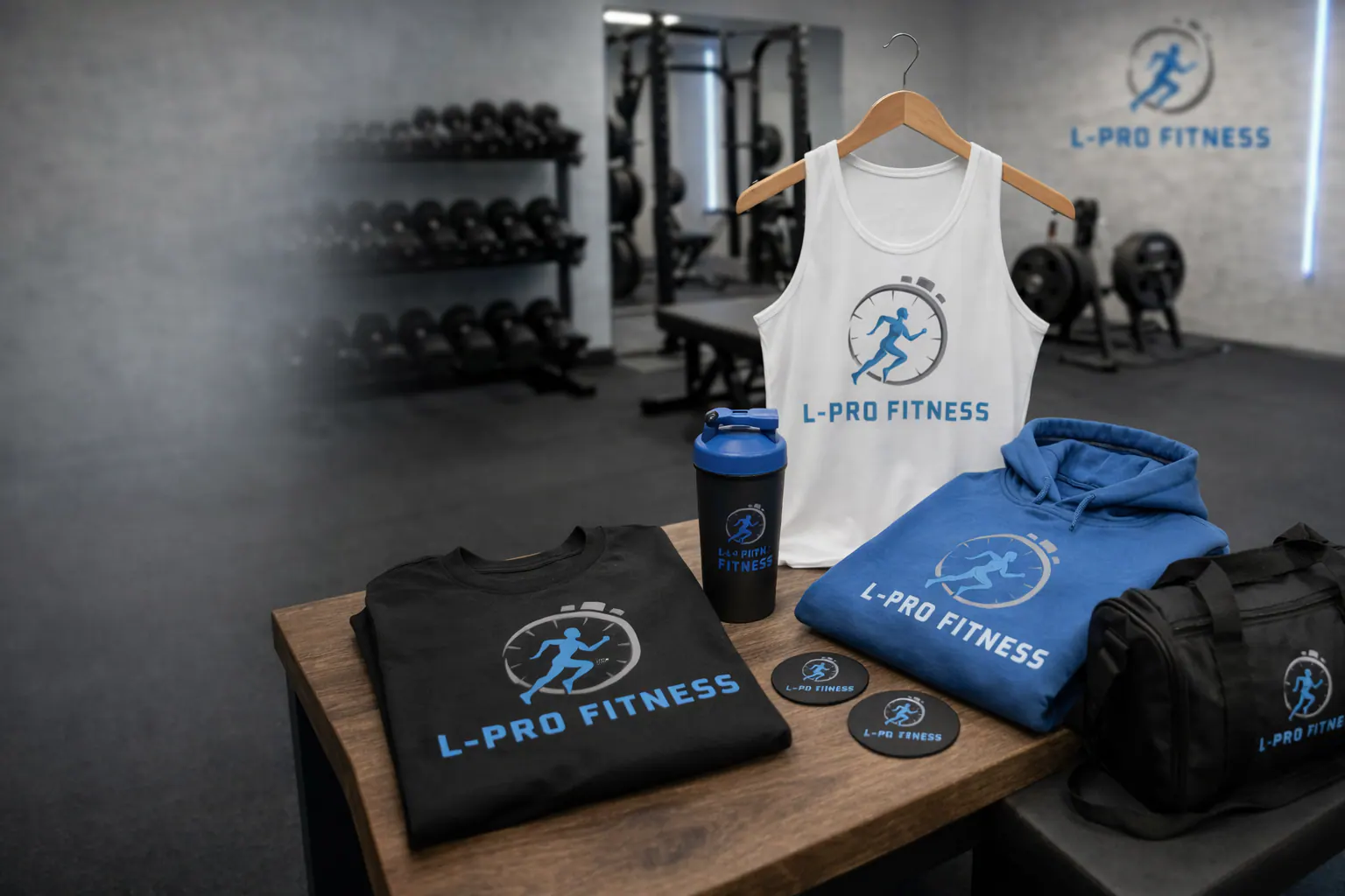 Druck für Gym- und Fitnessmarken