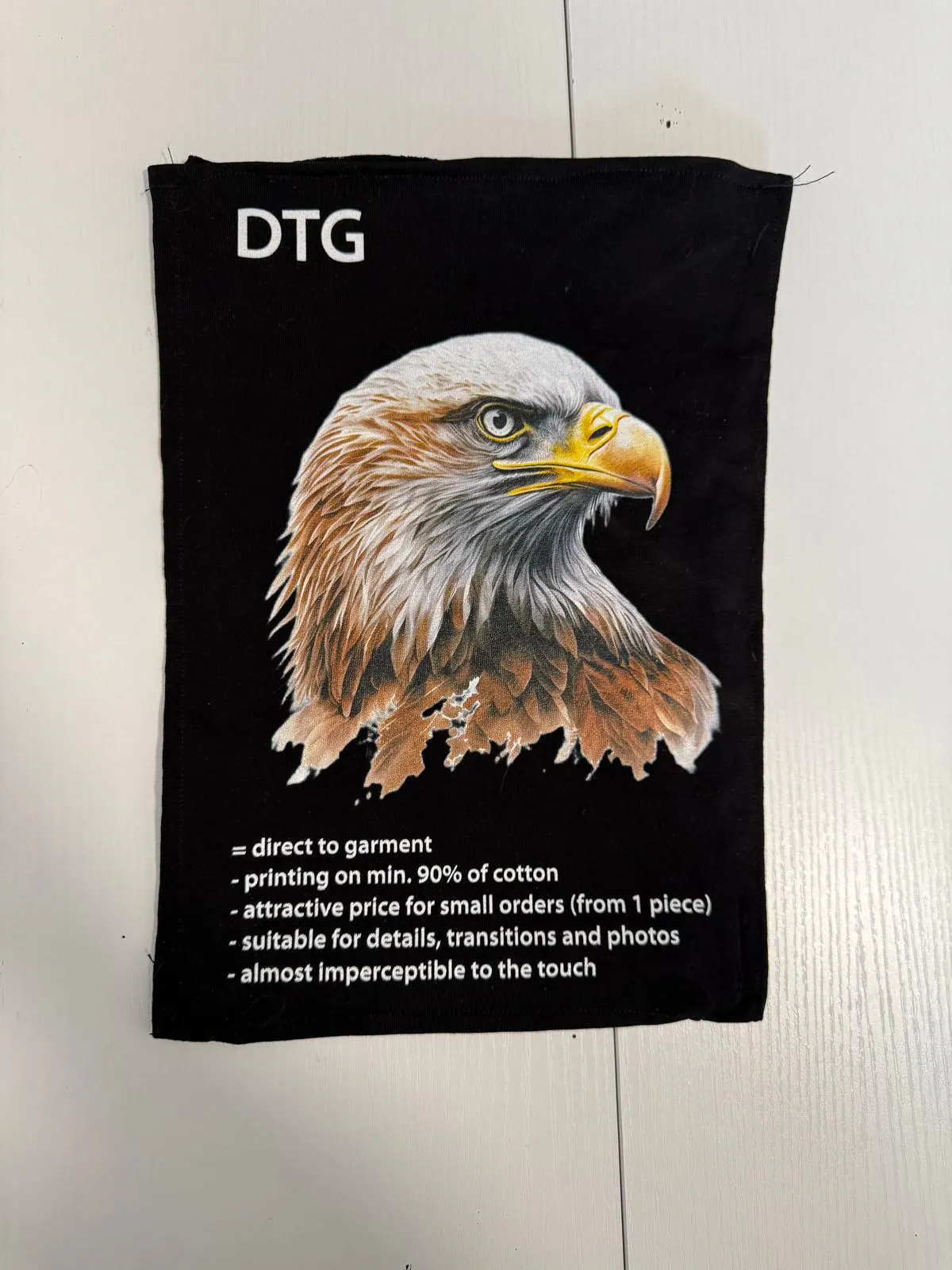 Echte DTG-Druckbeispiele