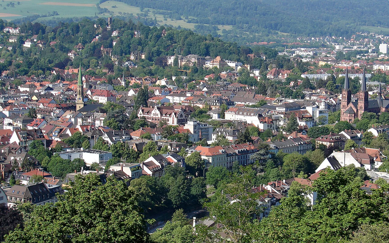 Stadtansicht von Freiburg im Breisgau