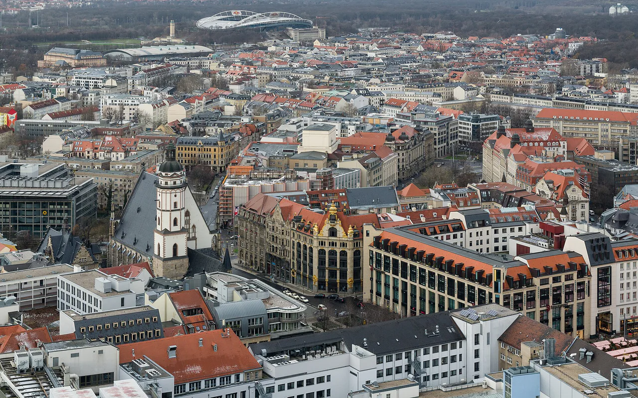 City view of Leipzig