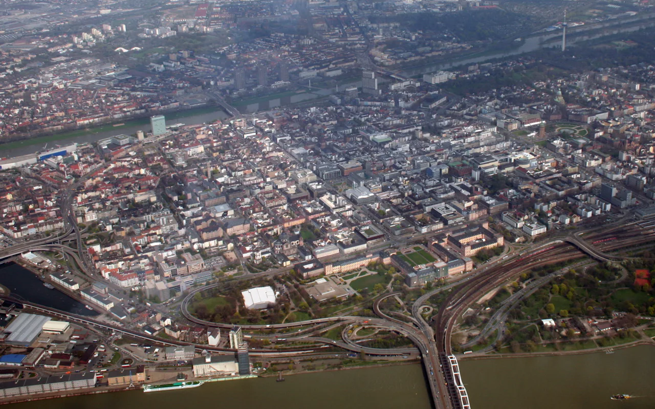 Stadtansicht von Mannheim