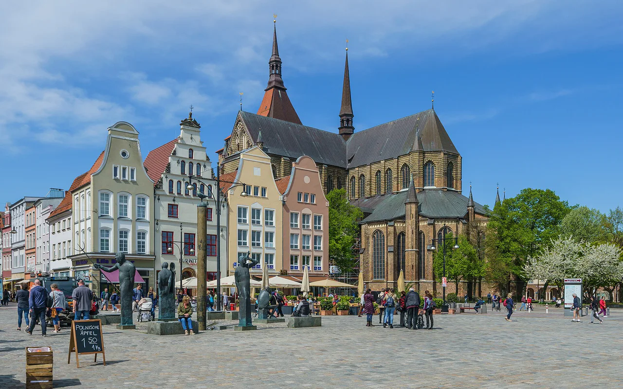 Stadtansicht von Rostock