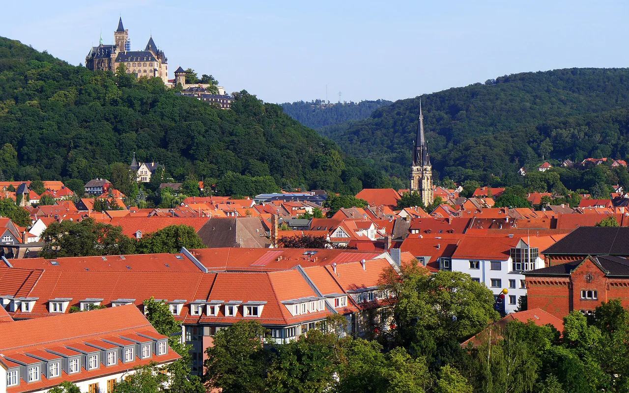 Stadtansicht von Wernigerode