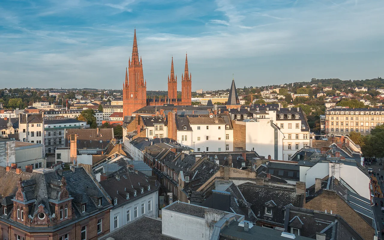 City view of Wiesbaden