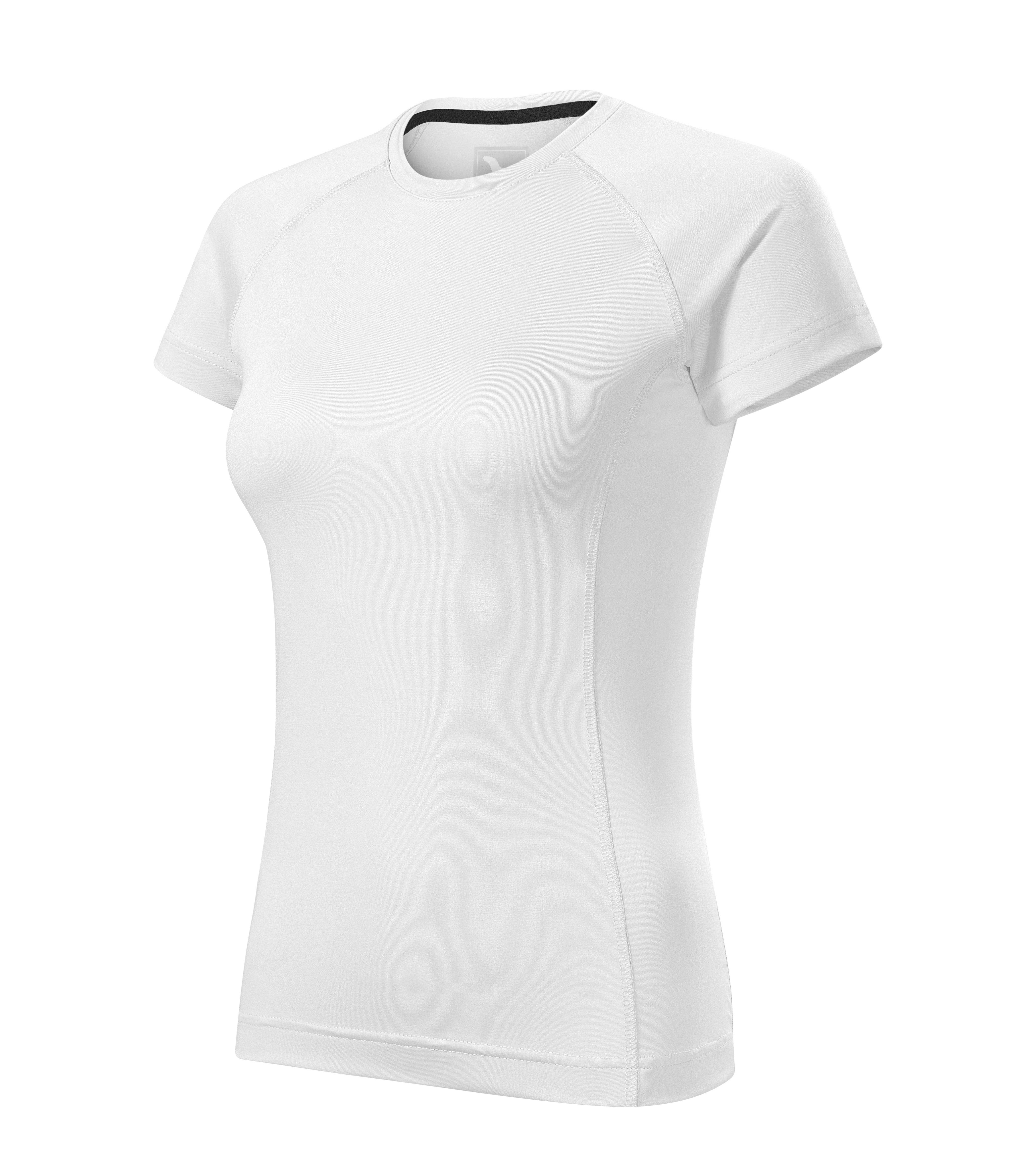 Summit Bloom - T-Shirt Damen 95% Polyester 5% Elasthan - 176, weiß, Größe XS