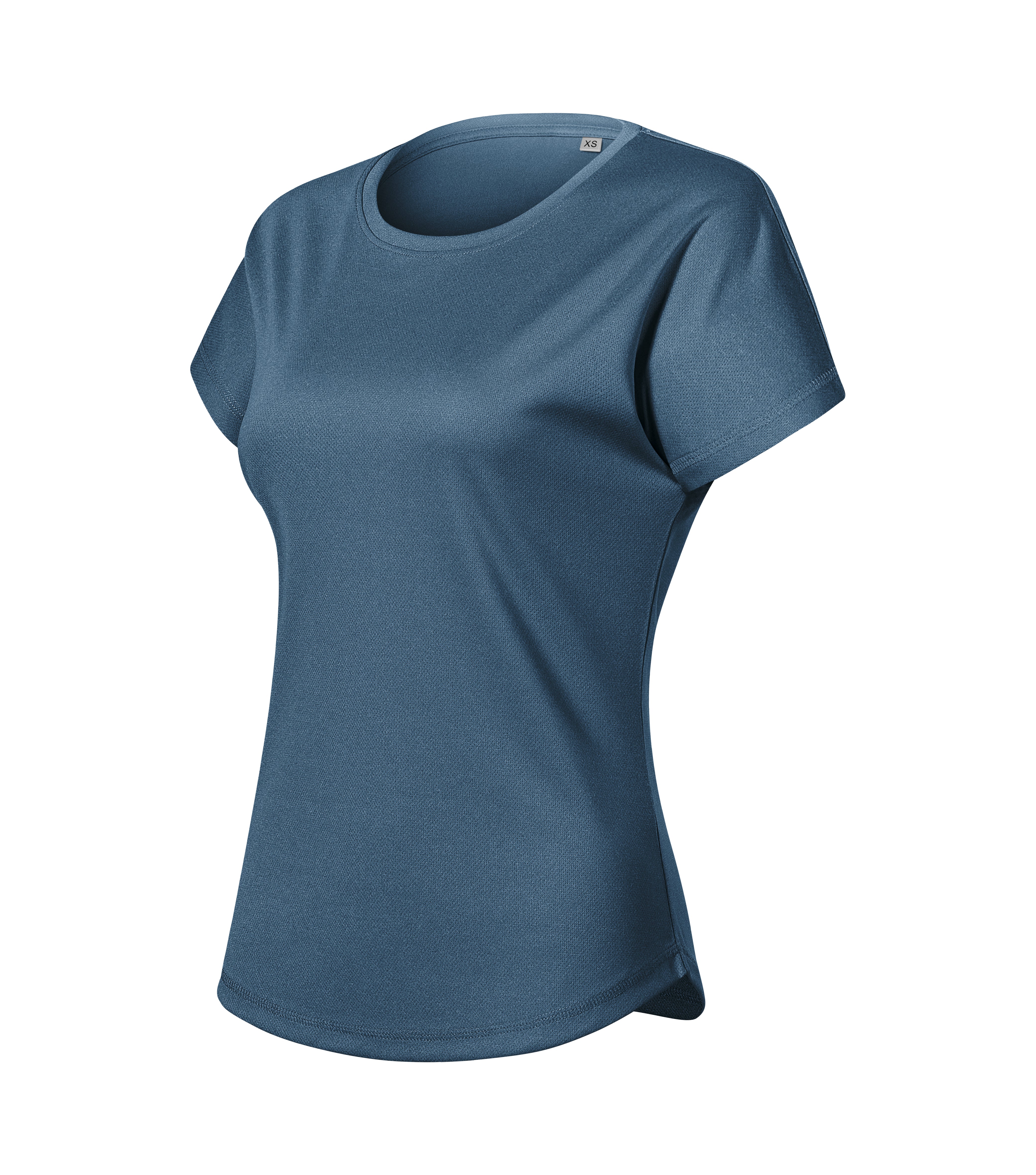 Drift Halo - T-Shirt women‘s 100% recyceltes Mikropolyester - 811, dunkel Denim, Größe 2XL
